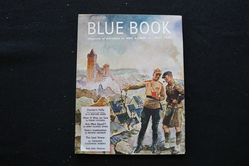 1945 JULY BLUE BOOK MAGAZINE - HERBERT MORTON STOOPS COVER - E 10280