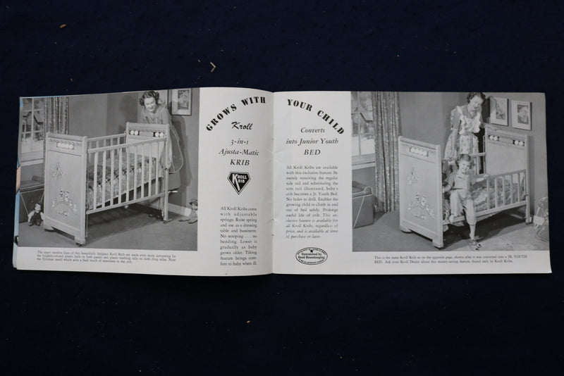 1930'S KROLL BABY FURNITURE CATALOG - K 972