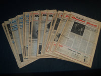 1980-1983 CANADIAN DANCE NEWS NEWSPAPER LOT OF 25 - BALLET - PHOTOS - NP 4254