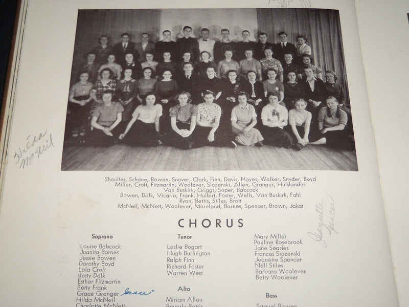 1937 TOM TOM OWEGO FREE ACADEMY YEARBOOK - OWEGO NEW YORK - YB 1453