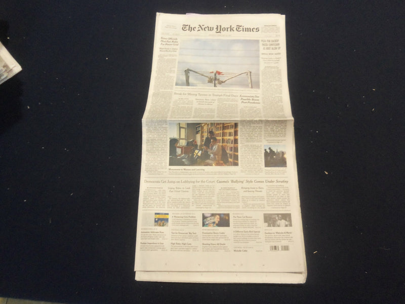 2021 FEBRUARY 22 NEW YORK TIMES -PLEA FOR BACKUP FACED CONFUSION AS RIOT BLEW UP