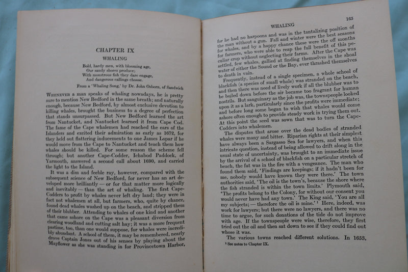 1930 CAPE COD ITS PEOPLE AND THEIR HISTORY BY HENRY KITTREDGE-INSCRIBED- KD 9658