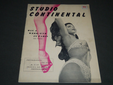 1959 MAY 29 STUDIO CONTINENTAL MAGAZINE - NICE COVER - ST 4868