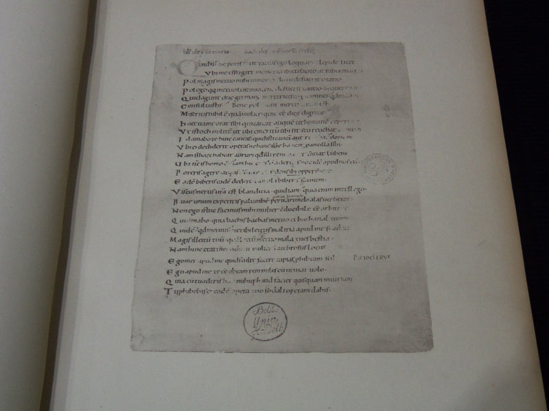 1900 CODICES GRAECI ET LATINI PHOTOGRAPHICE DEPICTI VOLUME NO. 5 - Z 224