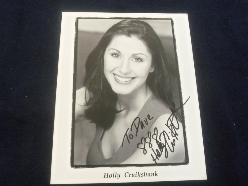HOLLY CRUIKSHANK 8x10 AUTOGRAPHED PHOTOGRAPH