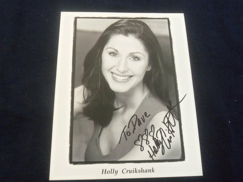 HOLLY CRUIKSHANK 8x10 AUTOGRAPHED PHOTOGRAPH