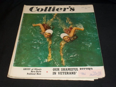 1949 JULY 23 COLLIER'S MAGAZINE NICE FRONT COVER & ADS - E 4358