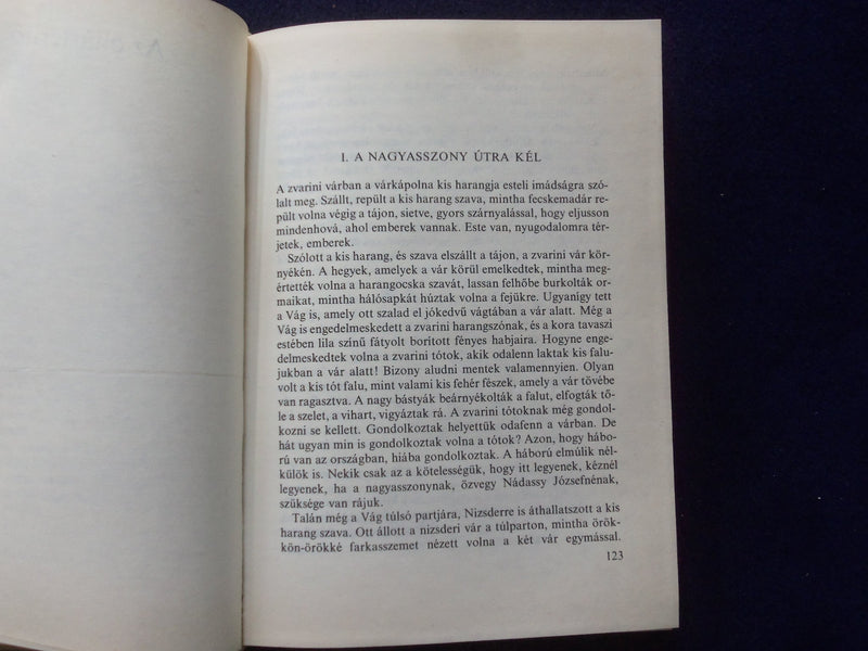 1981 A TISZA FIA HARDCOVER BOOK BY KRUDY GYULA - HUNGARIAN TEXT - KD 8791