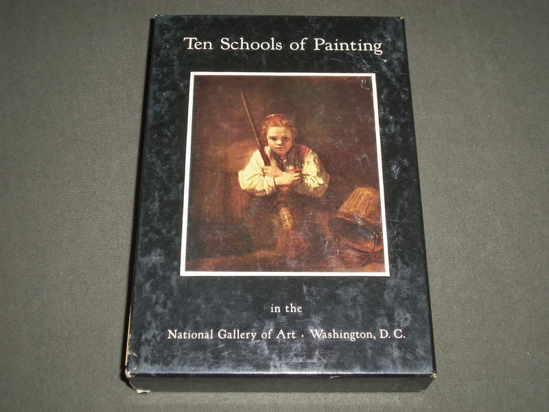 1959-1960 TEN SCHOOLS OF PAINTING GALLERY OF ART BOXED SET 10 BOOKLETS - KD 4526