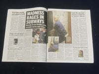 2021 MAY 6 NEW YORK DAILY NEWS NEWSPAPER - PSYCHO DE MAYO ON NYC SUBWAYS