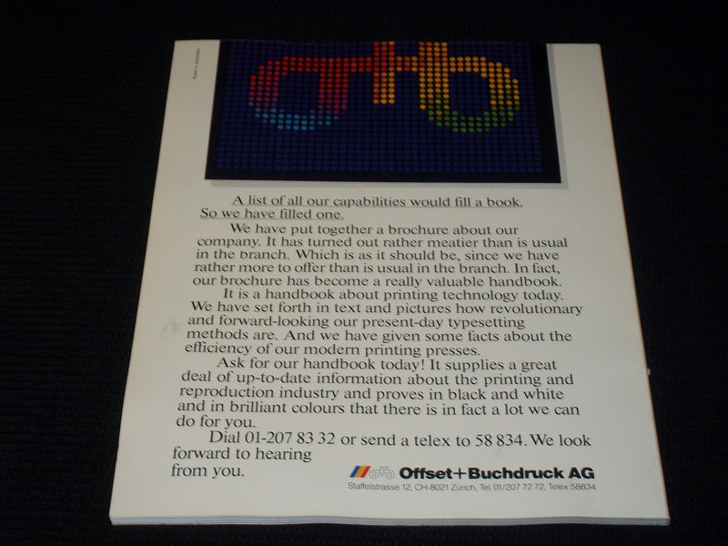 1981 #216 GRAPHIS MAGAZINE VERY NICE COVER ART & INSIDE PAGES - E 865
