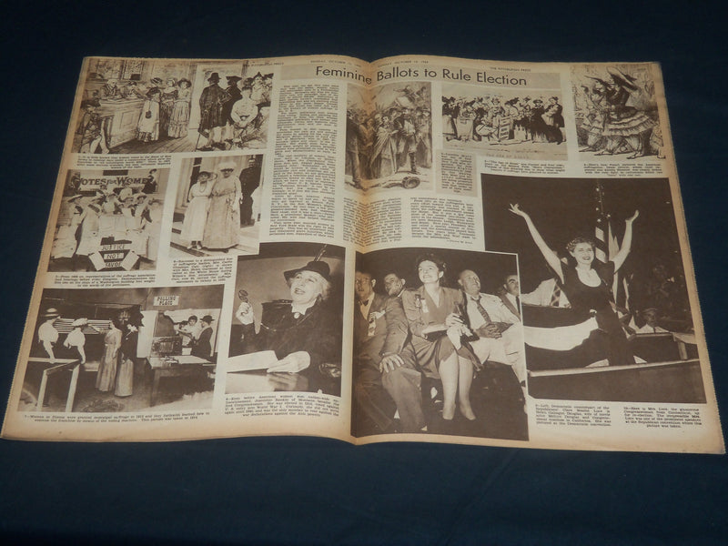 1944 OCTOBER 15 THE PITTSBURGH PRESS SUNDAY ROTO SECTION - APPLES - NP 4467