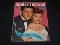 1955 JULY MODERN SCREEN MAGAZINE - DEBBIE REYNOLDS & EDDIE FISHER - E 12278