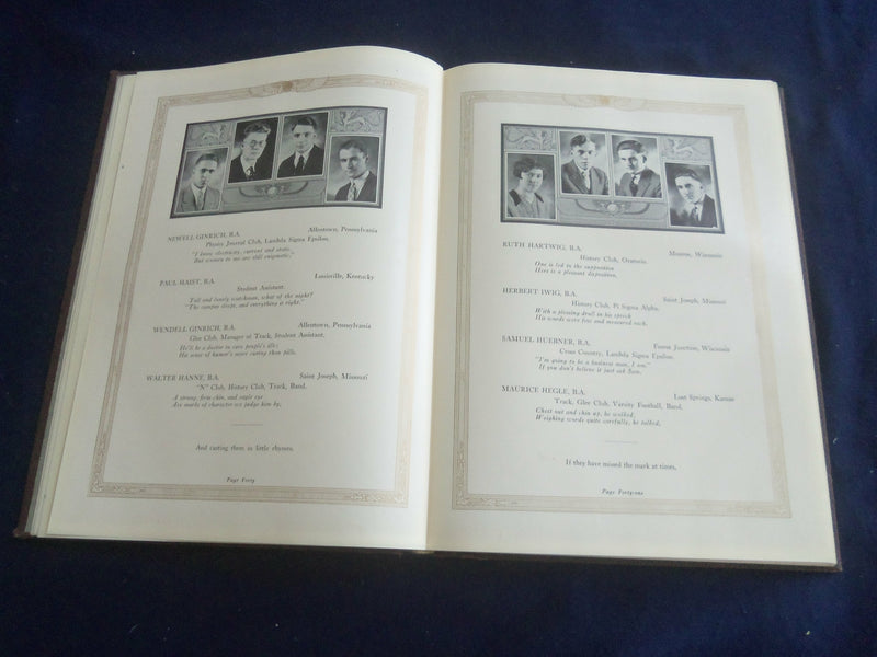 1926 THE SPECTRUM NORTH-WESTERN COLLEGE YEARBOOK -NAPERVILLE, ILLINOIS - YB 2711