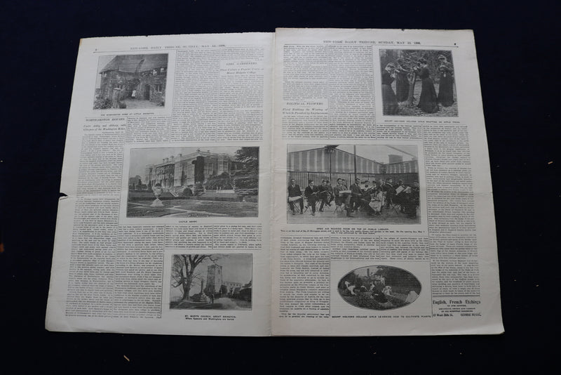 1906 MAY 13 NEW-YORK TRIBUNE PHOTO SECTION - SAN FRANCISCO EARTHQUAKE - NP 8884