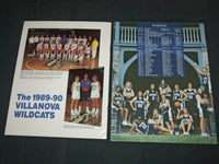 1989-2001 VILLANOVA WOMEN'S BASKETBALL MEDIA GUIDE - LOT OF 2 - O 3093
