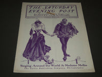 1901 MARCH 2 THE SATURDAY EVENING POST MAGAZINE - ILLUSTRATED COVER - SP 523