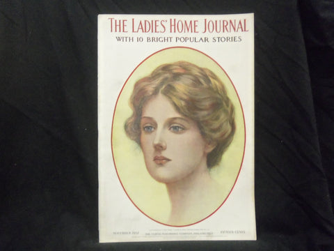 1907 NOVEMBER LADIES' HOME JOURNAL MAGAZINE - GREAT ILLUSTRATIONS & ADS- ST 1671