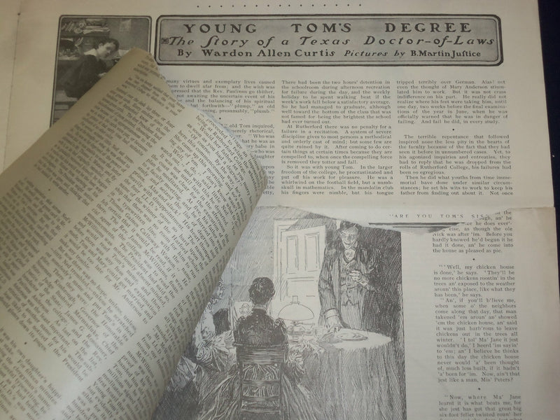 1899 MARCH 25 THE SATURDAY EVENING POST MAGAZINE - NICE ILLUSTRATIONS - B 6698