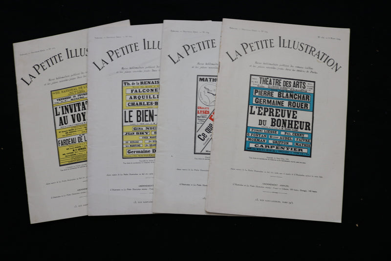 1923-1931 LA PETITE ILLUSTRATION MAGAZINE - FRENCH - LOT OF 45 - O 3691