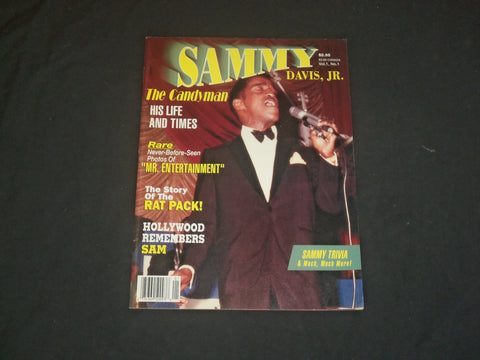 1990 SAMMY DAVIS, JR. MAGAZINE - SAMMY DAVIS COVER - VOL 1, NO 1 - B 1007