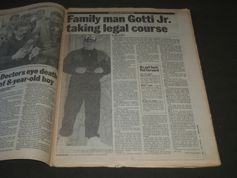1995 APRIL 3 NY DAILY NEWS NEWSPAPER - PLAY BALL - OWNERS TAKE BACK - NP 2568