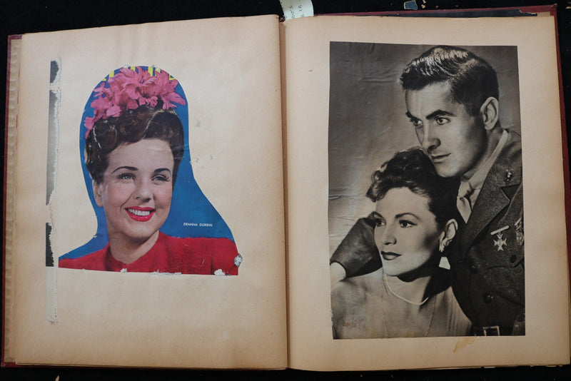 1940'S MOVIE STARS SCRAPBOOK - LANA TURNER - GREER GARSON - E 24933