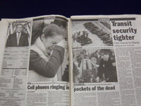 2004 MADRID TRAIN BOMB NEWSPAPER LOT OF 2 - GREAT COVERAGE & PHOTOS - NP 1872
