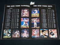 2001 METS - YANKEES SUBWAY SERIES MAGAZINE - DEREK JETER - MIKE PIAZZA - J 8697
