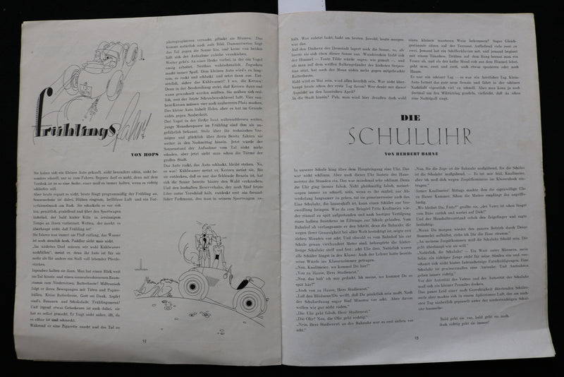1938 APRIL DER PAPAGEI PROGRAMM ZEITSCHRIFT PROGRAM - GERMAN - K 2280