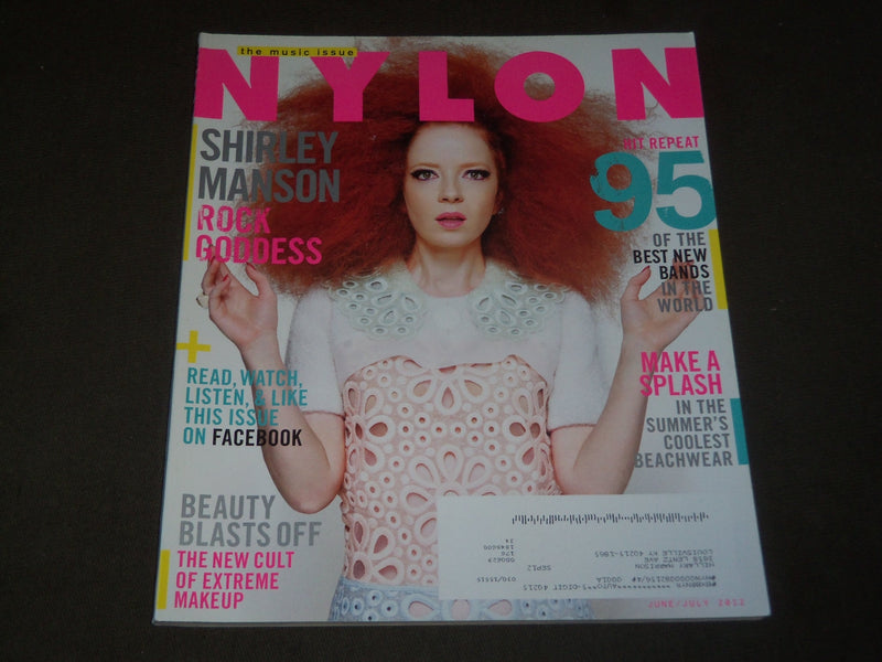 2012 JUNE/JULY NYLON MAGAZINE - SHIRLEY MANSON COVER - FASHION - B 4224