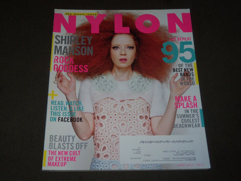 2012 JUNE/JULY NYLON MAGAZINE - SHIRLEY MANSON COVER - FASHION - B 4224