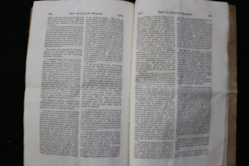 1846 APRIL THE AMERICAN REVIEW - A WHIG JOURNAL - TYPEE - MELVILLE - K 2395