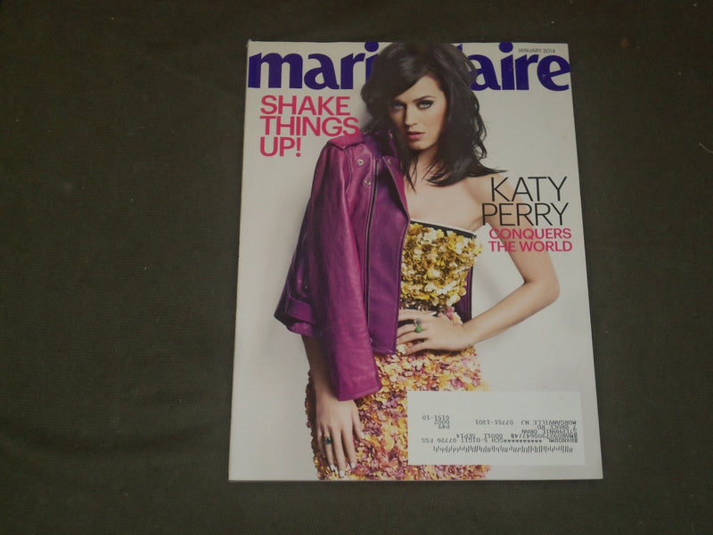2014 JANUARY MARIE CLAIRE MAGAZINE - KATY PERRY COVER - B 3361