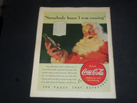 1940 NOVEMBER 30 COLLIER'S MAGAZINE - COCA-COLA AD ON BACK COVER - SP 8295