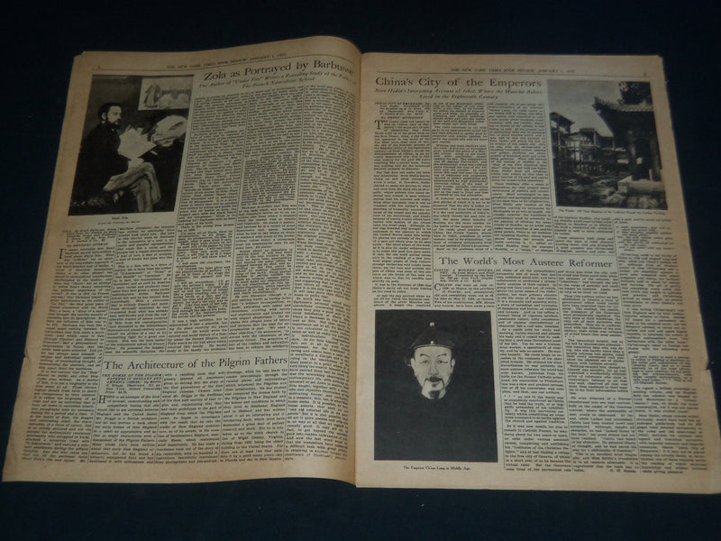 1933 JAN 1 NEW YORK TIMES BOOK REVIEW SECTION - MUSSOLINI COVER - NP 3773