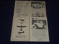 1974 WORLD WAR ENTHUSIAST MAGAZINE LOT OF 4 - VOLUME 1 ISSUES - PHOTOS - J 1664