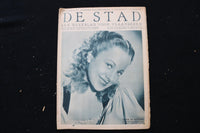 1937 JANUARY 22 DE STAD MAGAZINE - OLIVIA DE HAVILLAND COVER - E 25007