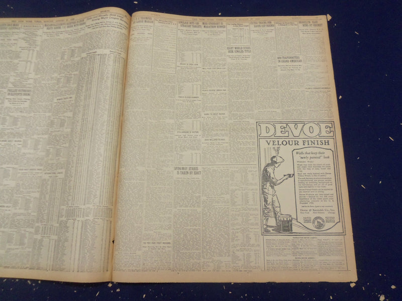 1922 AUGUST 27 NEW YORK TIMES - FORD SHORT OF COAL, TO CLOSE PLANTS - NT 8382