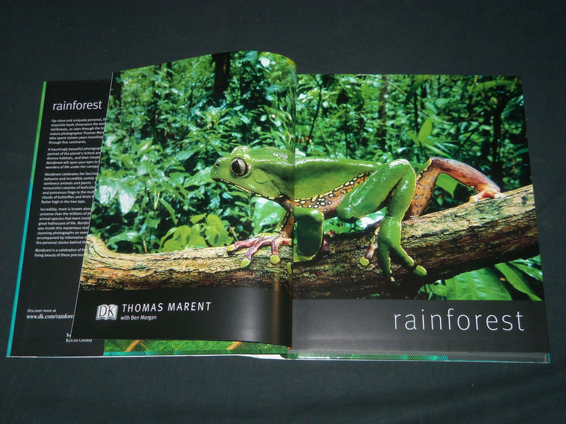 2006 RAINFOREST HARDCOVER BOOK BY THOMAS MARENT - NICE PHOTOS - I 1761