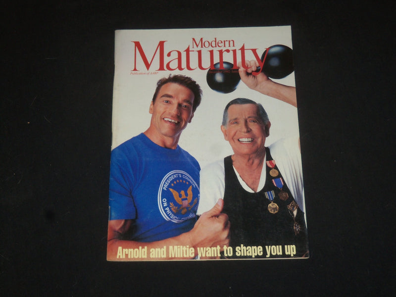 1992 DEC / 1993 JAN MODERN MATURITY MAGAZINE - SCHWARZENEGGER & BERLE - SP 6120