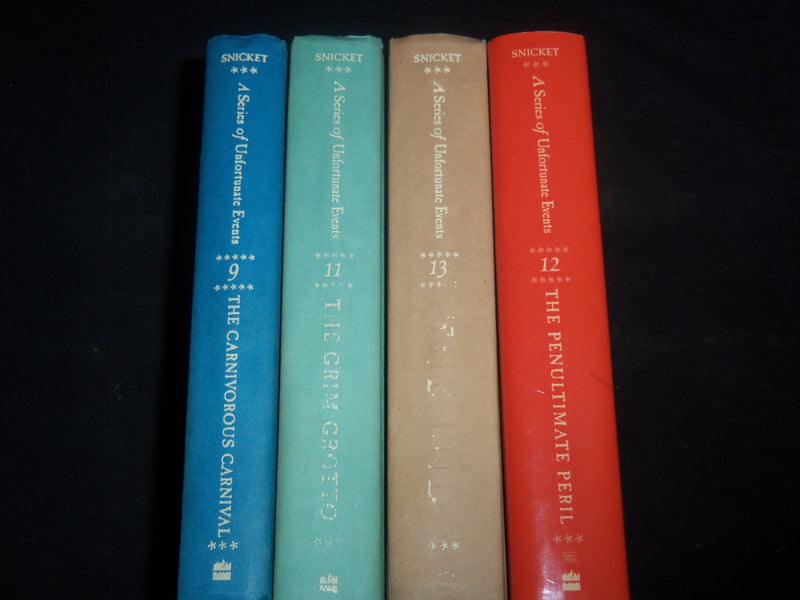 2002-2006 A SERIES OF UNFORTUNATE EVENTS BY LEMONY SNICKET LOT OF 4 - KD 5293S