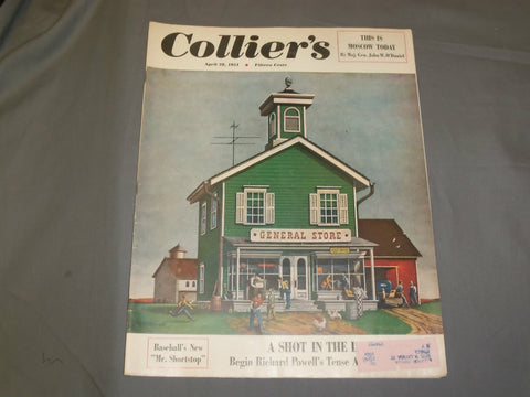 1951 APRIL 28 COLLIER'S MAGAZINE - A SHOT IN THE DARK - B 6431