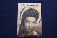 1946 MAR 19 CINEMONDE MAGAZINE - MADELEINE SOLOGNE-MARIA CASARES COVER - E 23939