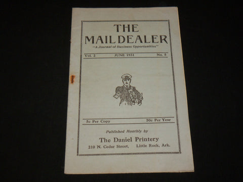1931 JUNE THE MAIL DEALER MONTHLY MAGAZINE - THE DANIEL PRINTERY - J 6523