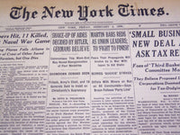 1937 FEB 4 NEW YORK TIMES - SHAKE-UP ON AIDES DECIDED BY HITLER GERMANS - NT 736