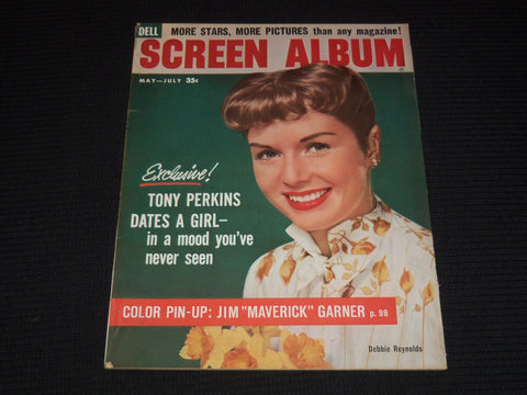 1958 MAY-JULY SCREEN ALBUM MAGAZINE - DEBBIE REYNOLDS COVER - E 14672