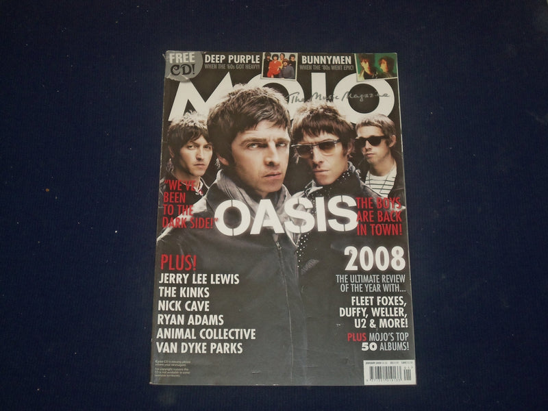2009 JANUARY MOJO MAGAZINE - ENGLAND - OASIS - B 741