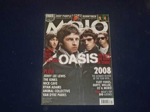2009 JANUARY MOJO MAGAZINE - ENGLAND - OASIS - B 741