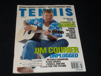 2000 OCTOBER TENNIS MAGAZINE - JIM COURIER FRONT COVER - E 2226